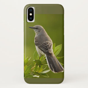 Mockingbird Bird Lovers Gifts iPhone X Case
