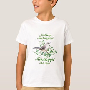 Mockingbird Mississippi State Bird T-Shirt