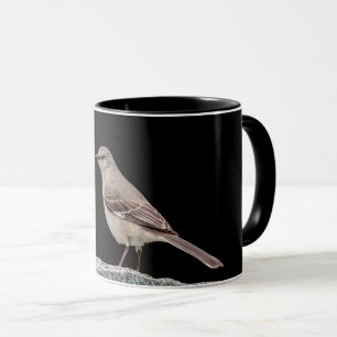 Mockingbird on a tombstone mug