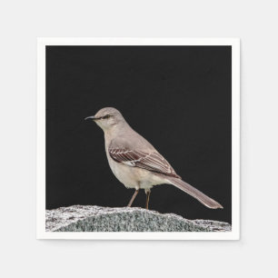 Mockingbird on a tombstone napkin