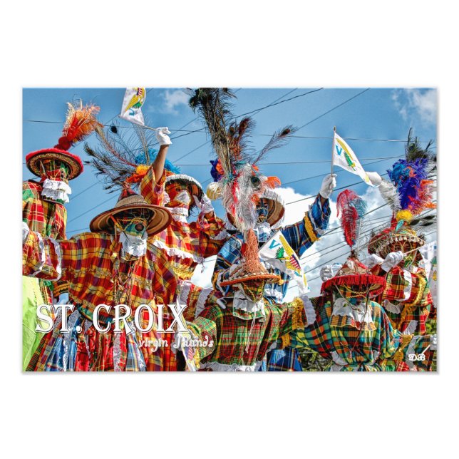 Mocko Jumbies USVI Photo Print (Front)