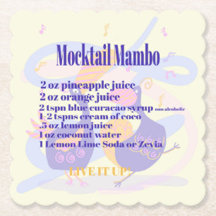 Mocktail Birds Coaster