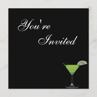 Mocktail Birthday Party Invitation