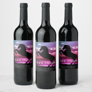 Mockup Black Stallion Custom Wine Labels