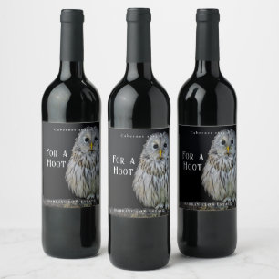 Mockup Owl Custom Wine Labels