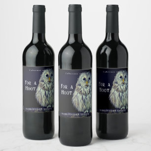 Mockup Owl Custom Wine Labels