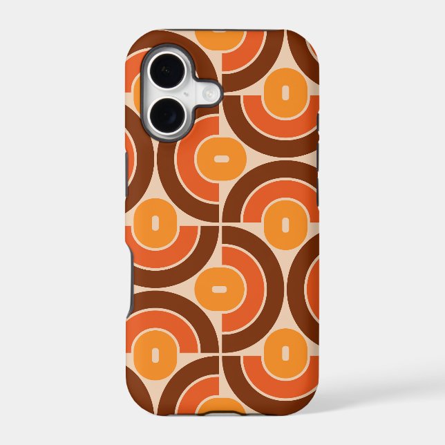 Mod 1970s Retro Style Geometric Design (Back)