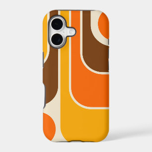 Mod 1970s Retro Style Geometric Design
