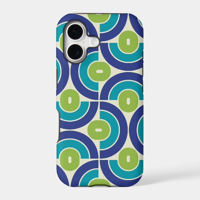 Mod 1970s Retro Style Geometric Design (Back)