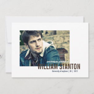 Mod 2 Photo Graduation Announcement