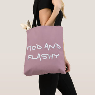 Mod and Flashy Tote Bag