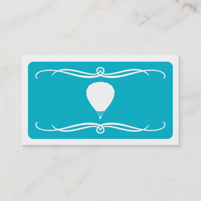 mod balloon (colour customisable) business card (Front)