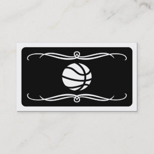 mod basketball (colour customisable) business card