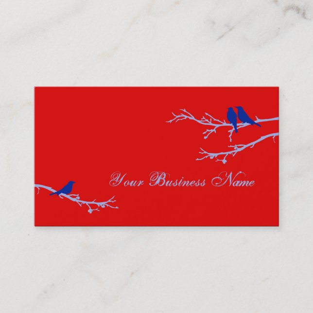 mod birds business card (Front)