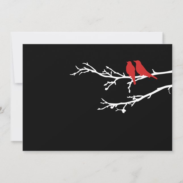 mod birds invitation (Front)