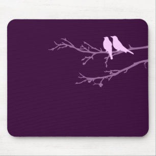 mod birds mouse mat
