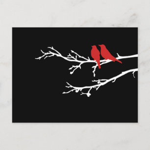 mod birds postcard