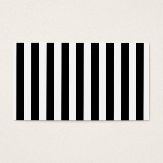 Mod Black and White Stripes Pattern (Front)