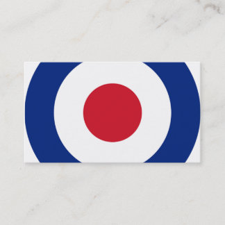 MOD Blue Red and White Business Cards | MOD Gifts
