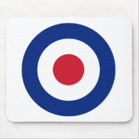 MOD Blue Red and White Mouse Pad | MOD Gifts