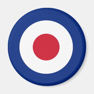 MOD Blue Red and White Round Magnet | MOD Gifts