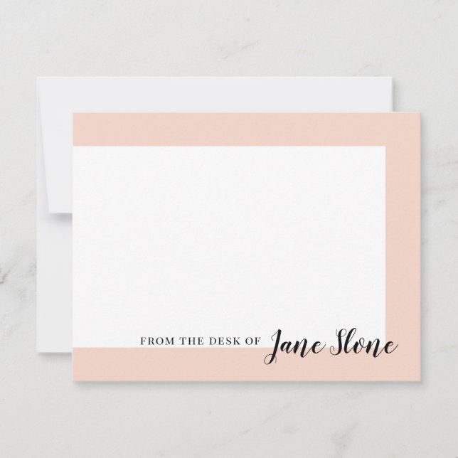Mod Blush Border Card (Front)