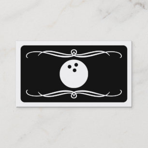 mod bowling (colour customisable) business card