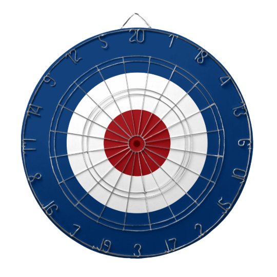 Mod Bullseye Archery Target Dartboard Zazzle.co.uk