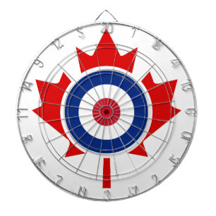Mod Canada Curling Hockey Target Roundel Dartboard
