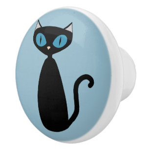 Cat Cabinet Knob Knobs Pulls Zazzle Co Uk