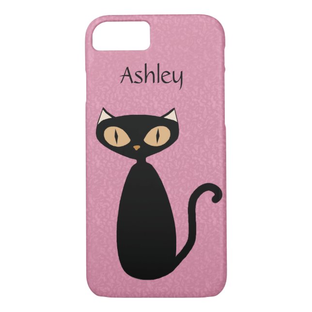 Mod Cat Phone Case (Back)