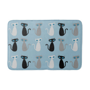 Mod Cats Custom Colour Bath Mat