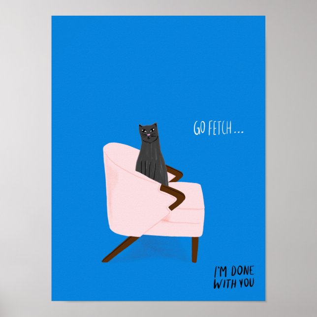 Mod Cats - Go Fetch Poster (Front)