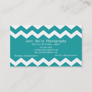 Mod Chevron Business Card