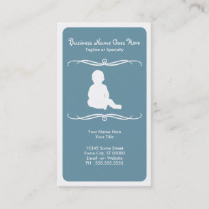 mod childcare business card