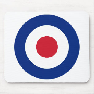 Mod - Classic Roundel - Bullseye Archery Target Mouse Mat