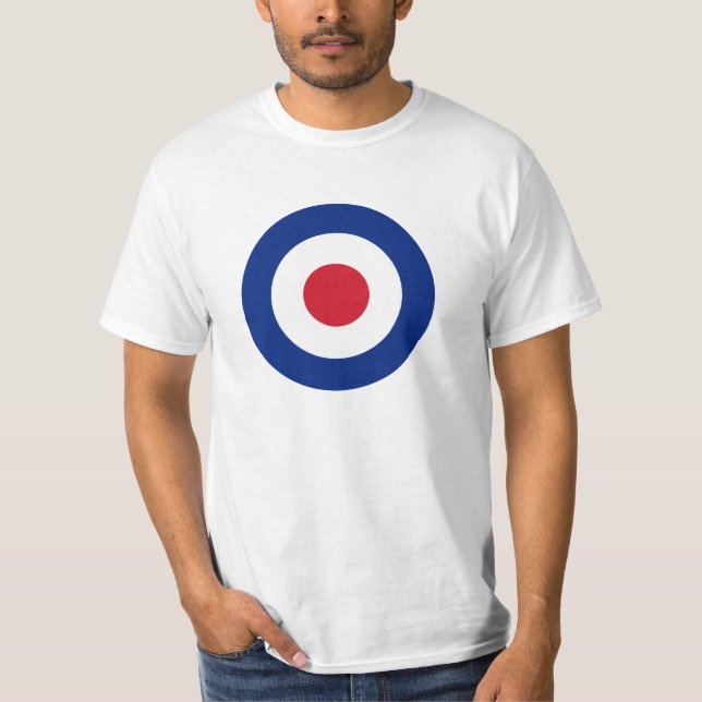 Mod - Classic Roundel - Bullseye Archery Target T-Shirt (Front)