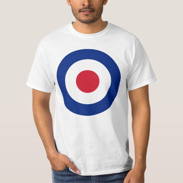 Mod - Classic Roundel - Bullseye Archery Target T-Shirt (Front)