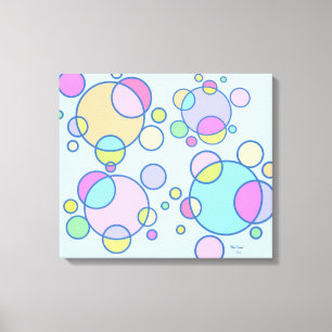 Mod Cosmic on canvas Print