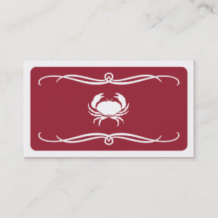 mod crab (colour customisable) business card