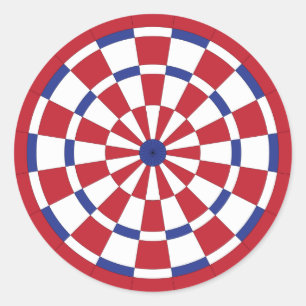 Mod Dartboard Classic Round Sticker