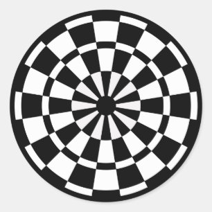 Mod Dartboard Classic Round Sticker