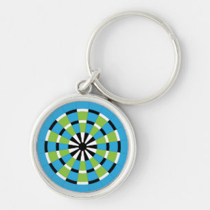 Mod Dartboard Key Ring