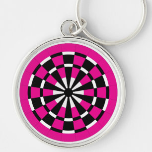 Mod Dartboard Key Ring