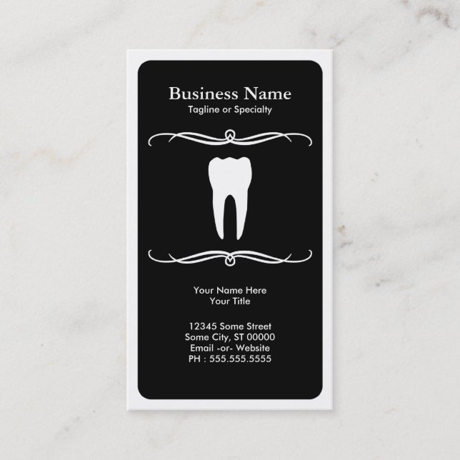 mod dental business card (Front)