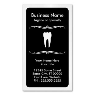 Mod Dentist Magnetic Magnetic Business Card