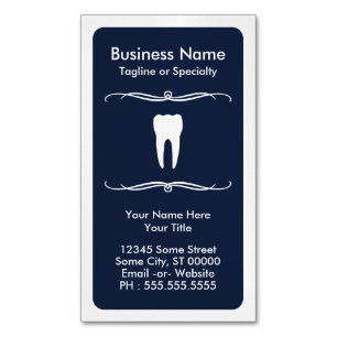 Mod Dentist Magnetic Magnetic Business Card