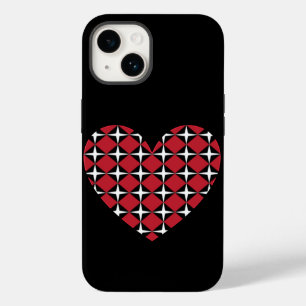 Mod Diamond Heart Case-Mate iPhone 14 Case