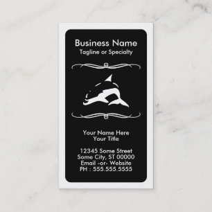 mod dolphin business card