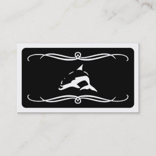 mod dolphin (colour customisable) business card